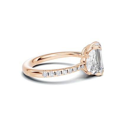 Brilliant Three Stone Ring
