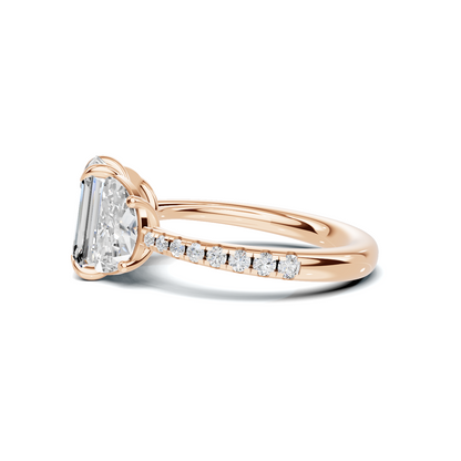 Brilliant Three Stone Ring