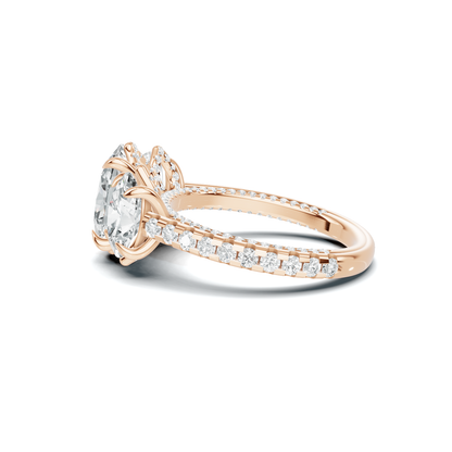 Brilliant Triple Stone Ring