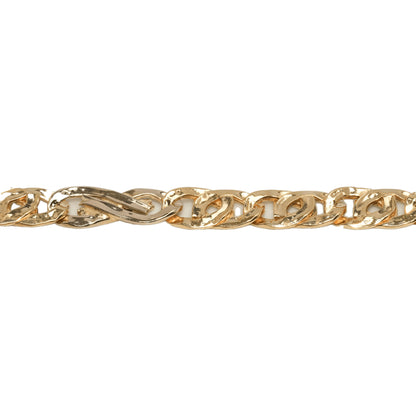 18K Two-Tone Yellow & White Gold Mixed Mariner Capri & Infinity 5.8mm Bracelet