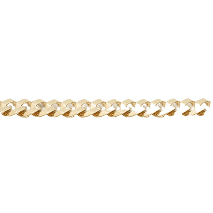 10K Yellow Gold Curb 8.5mm 7.5" Bracelet