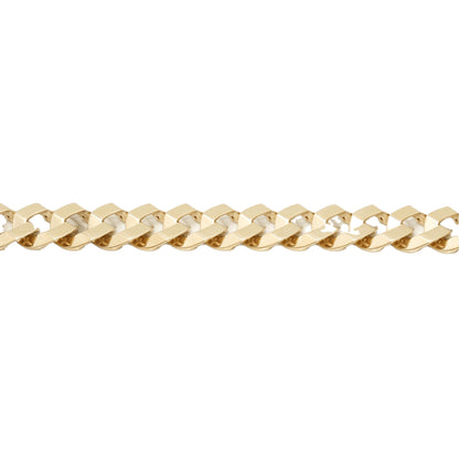 10K Yellow Gold Curb 10.5mm 7.5" Bracelet