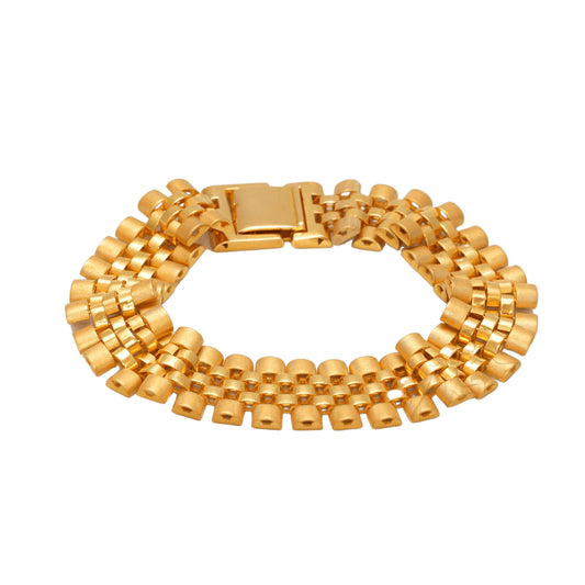 22K Yellow Gold Jubilee 15mm 8.25" Bracelet
