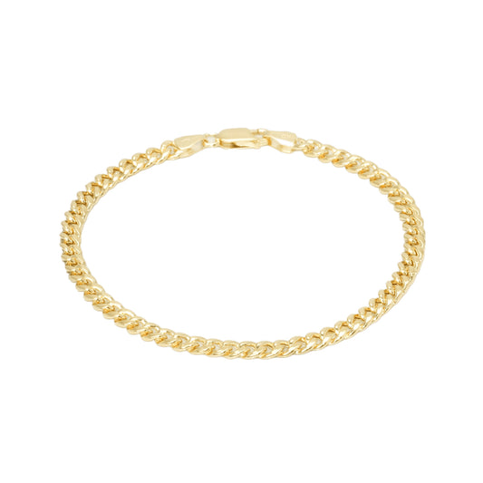 10K Yellow Gold Cuban Link 6.2mm Bracelet