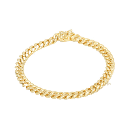 10K Yellow Gold Cuban Link 5.9mm Bracelet