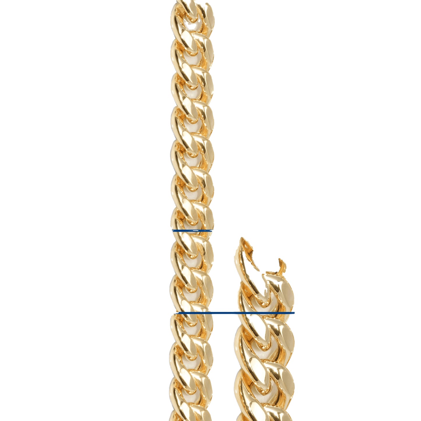 10K Yellow Gold Cuban Link 9.5mm Bracelet