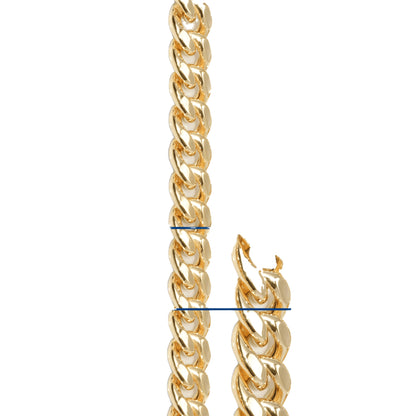 10K Yellow Gold Cuban Link 9.5mm Bracelet