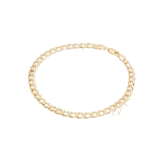 10K Yellow Gold Curb 6.5mm Bracelet