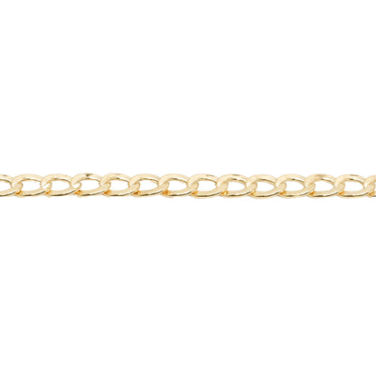 10K Yellow Gold Curb 6.5mm Bracelet