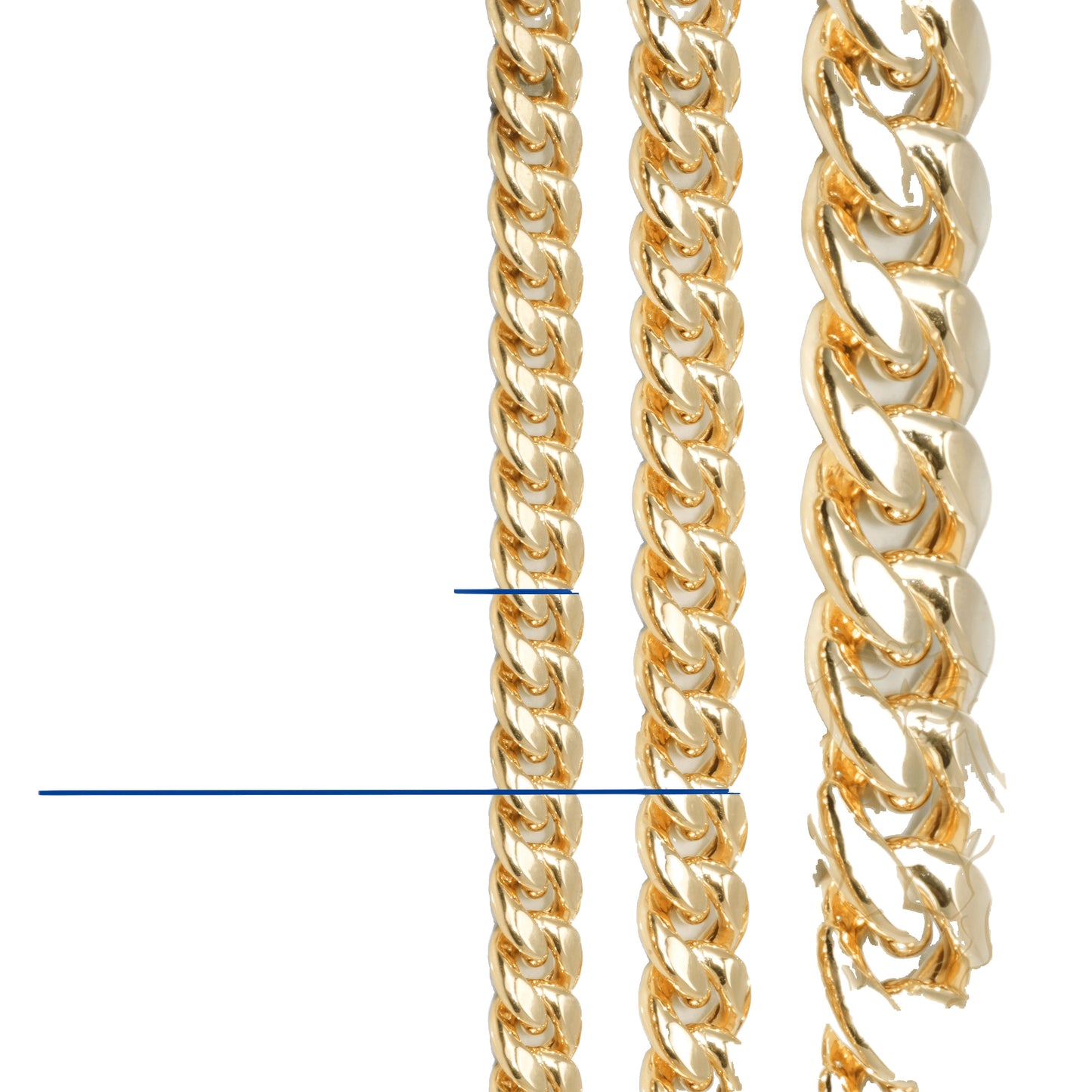 10K Yellow Gold Cuban Link 7.5mm Bracelet