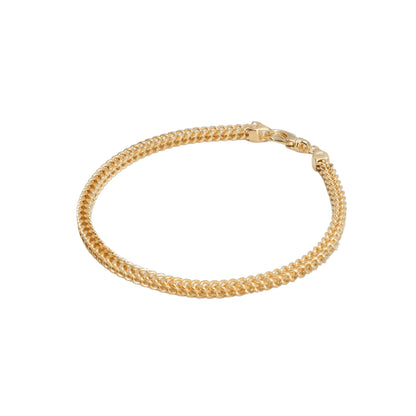 10K Yellow Gold Franco 3.3mm Bracelet