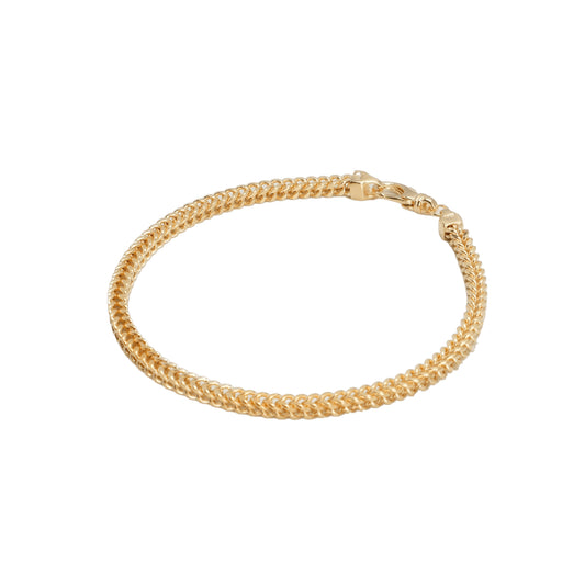 10K Yellow Gold Franco 3.3mm Bracelet