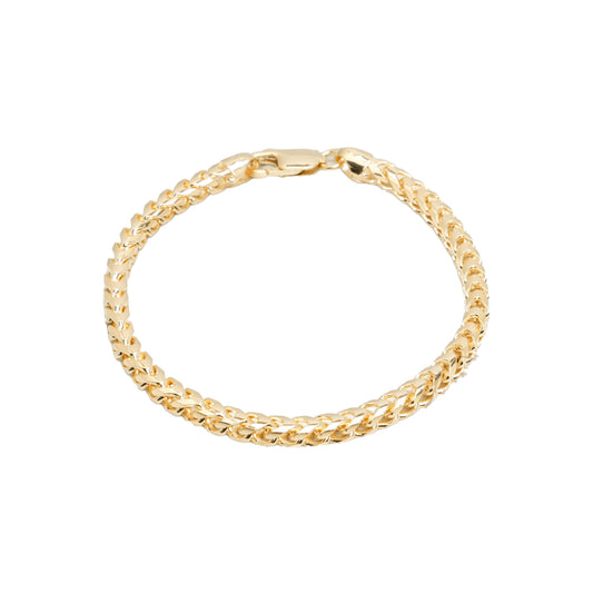 10K Yellow Gold Franco Solid 4.5mm Bracelet