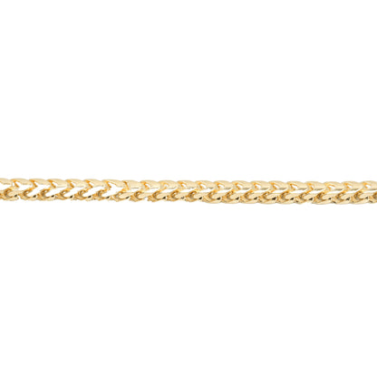 10K Yellow Gold Franco Solid 3mm Bracelet