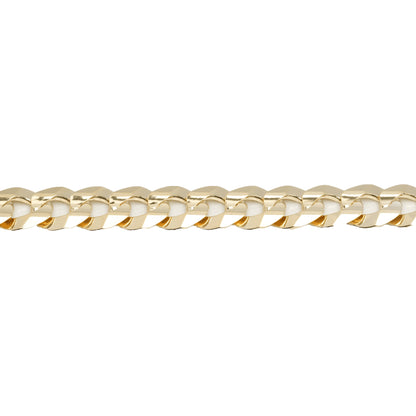 10K Yellow Gold Solid Curb 8.6mm Bracelet