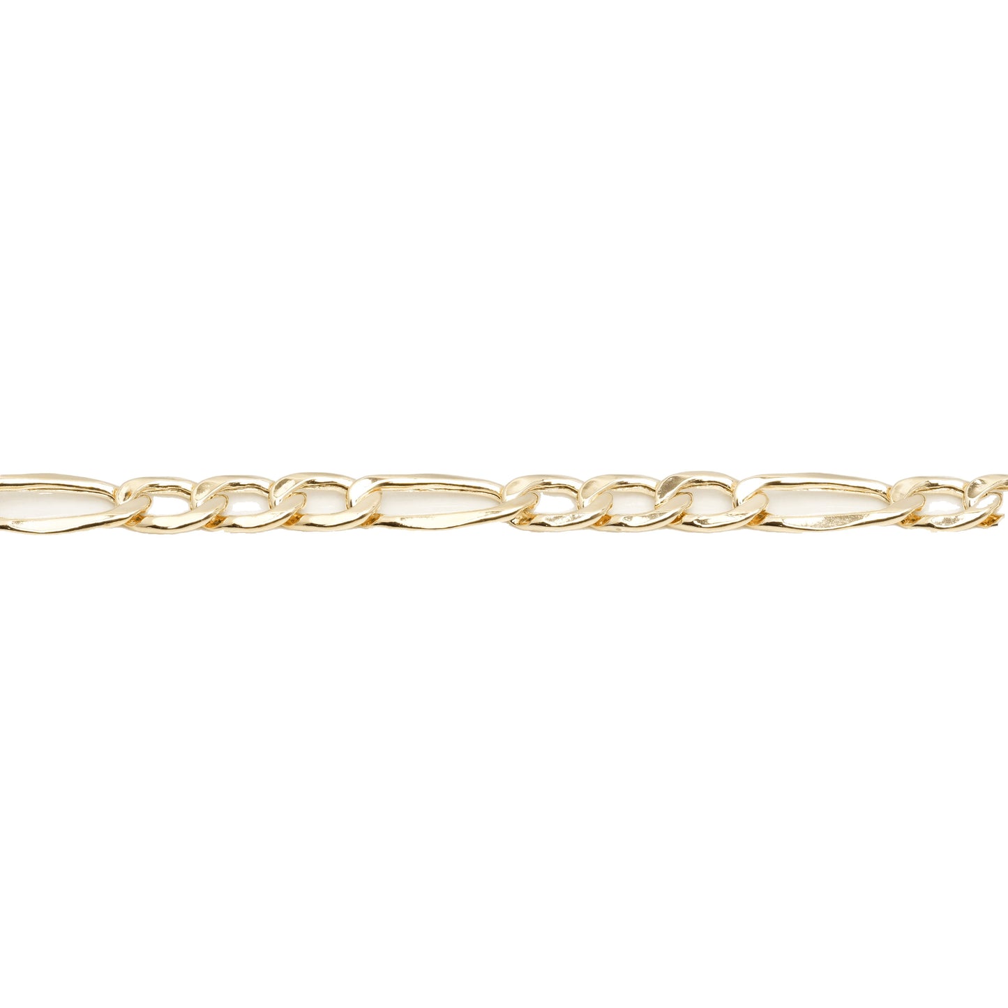 10K Yellow Gold Figaro 4.2mm Bracelet