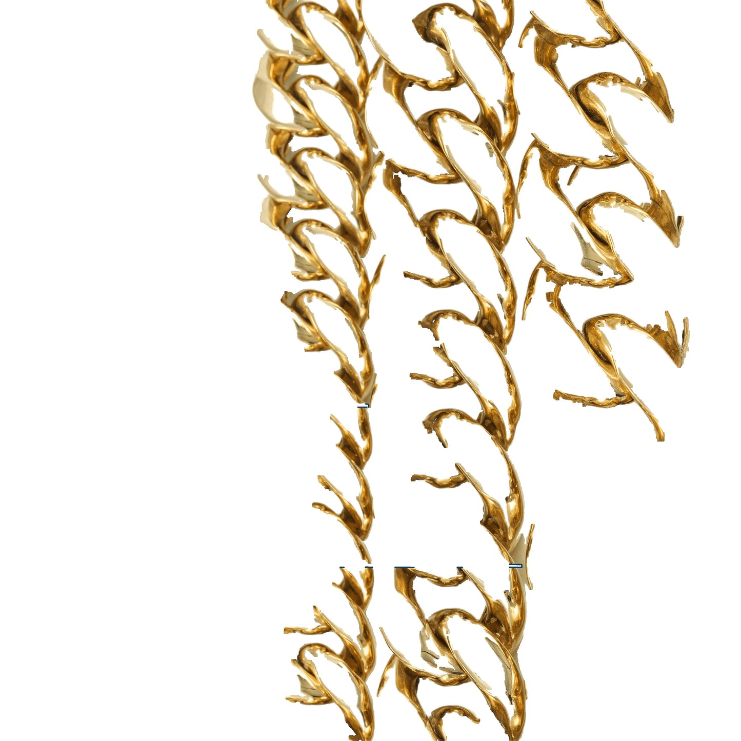 10K Yellow Gold Cuban Link 13mm Bracelet