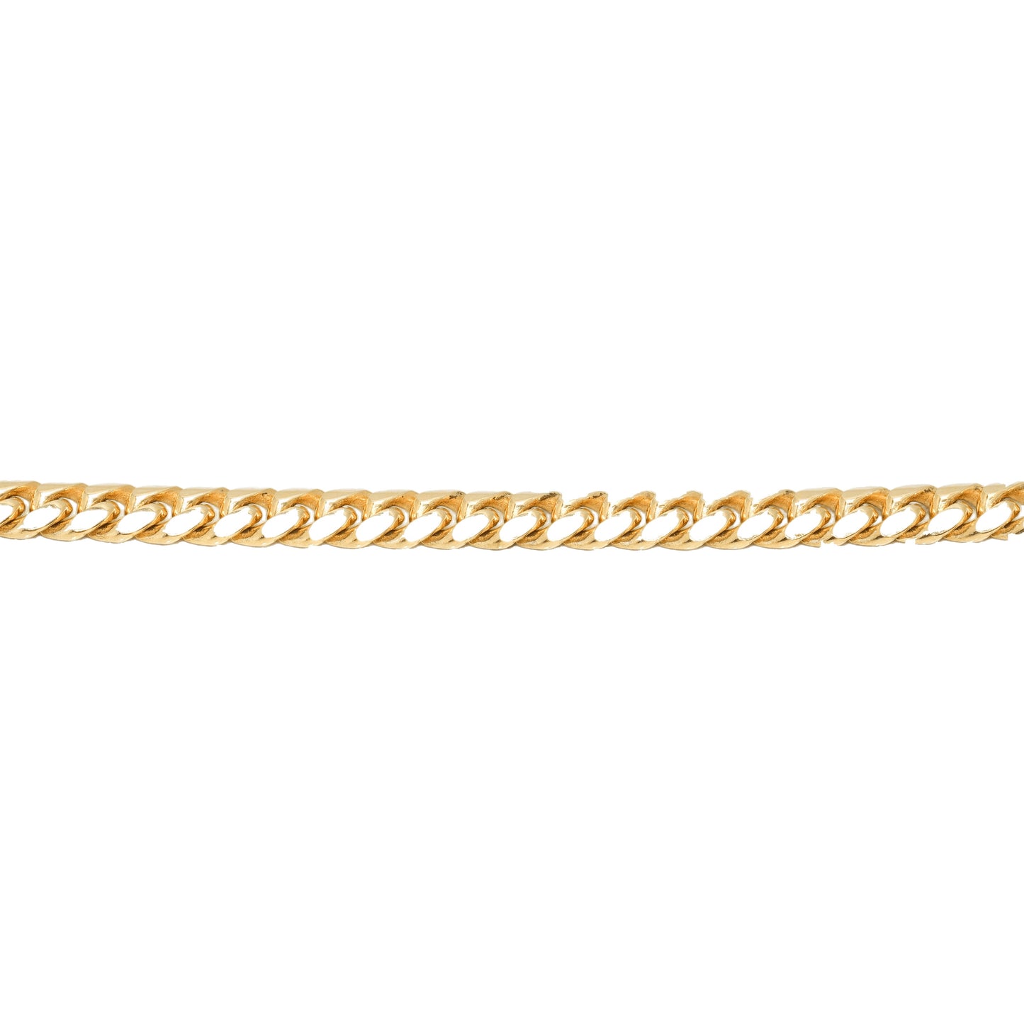 10K Yellow Gold Cuban Link Solid 5.8mm Bracelet