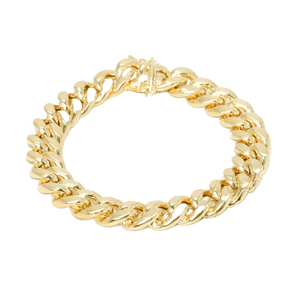 10K Yellow Gold Cuban Link 13mm Bracelet