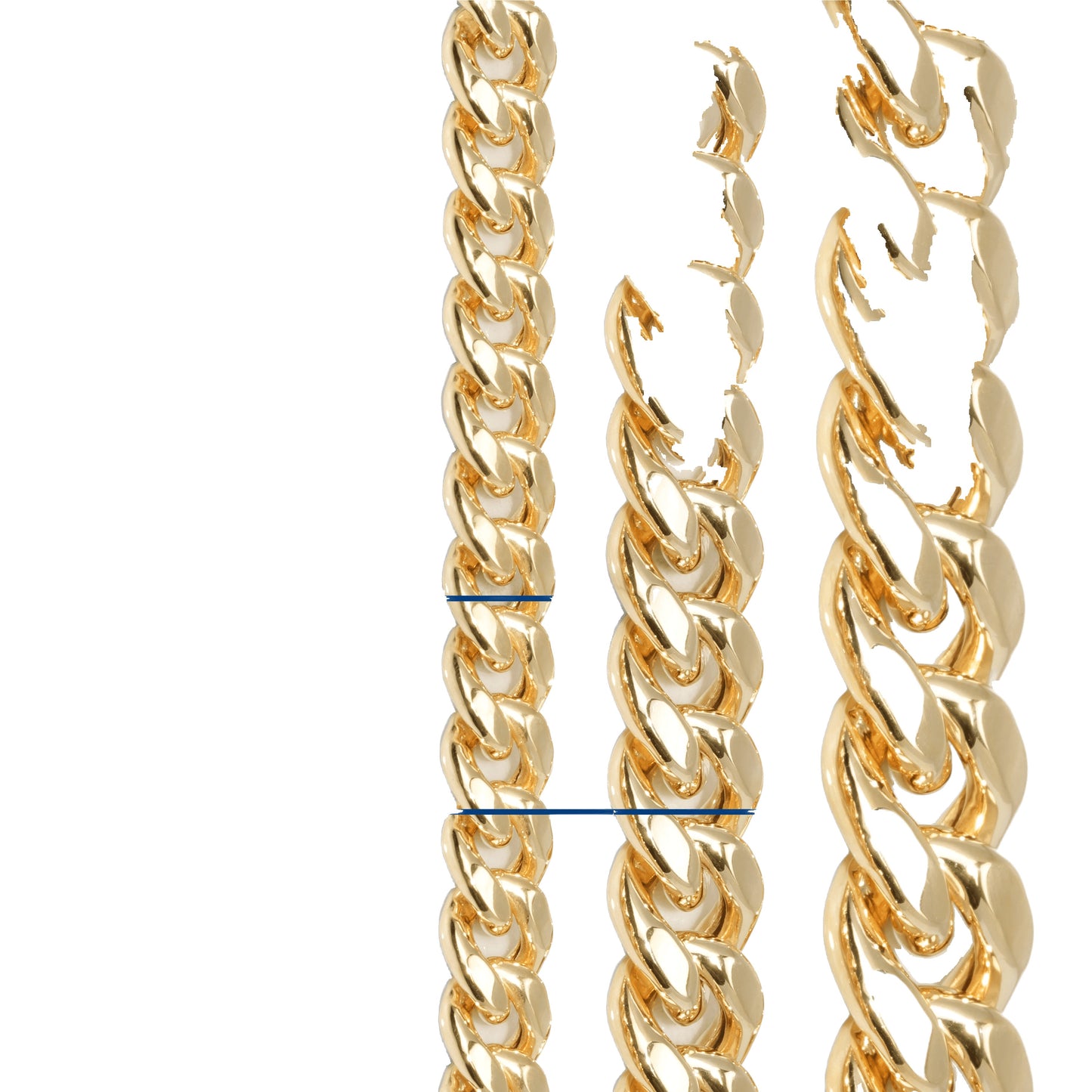 10K Yellow Gold Cuban Link 13mm Bracelet