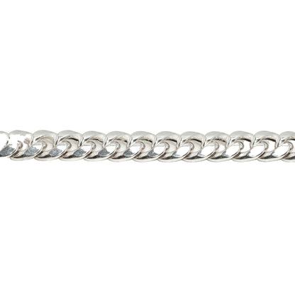 10K White Gold Cuban Link 6.5mm Bracelet
