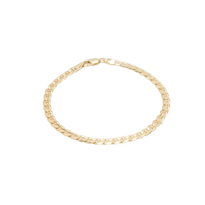 10K Yellow Gold Mariner 3.5mm Bracelet