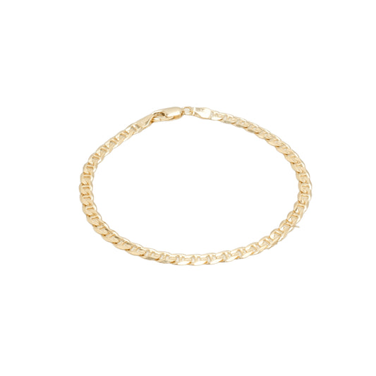 10K Yellow Gold Mariner 3.5mm Bracelet