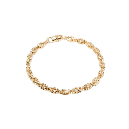 10K Yellow Gold Byzantine 4.7mm Bracelet