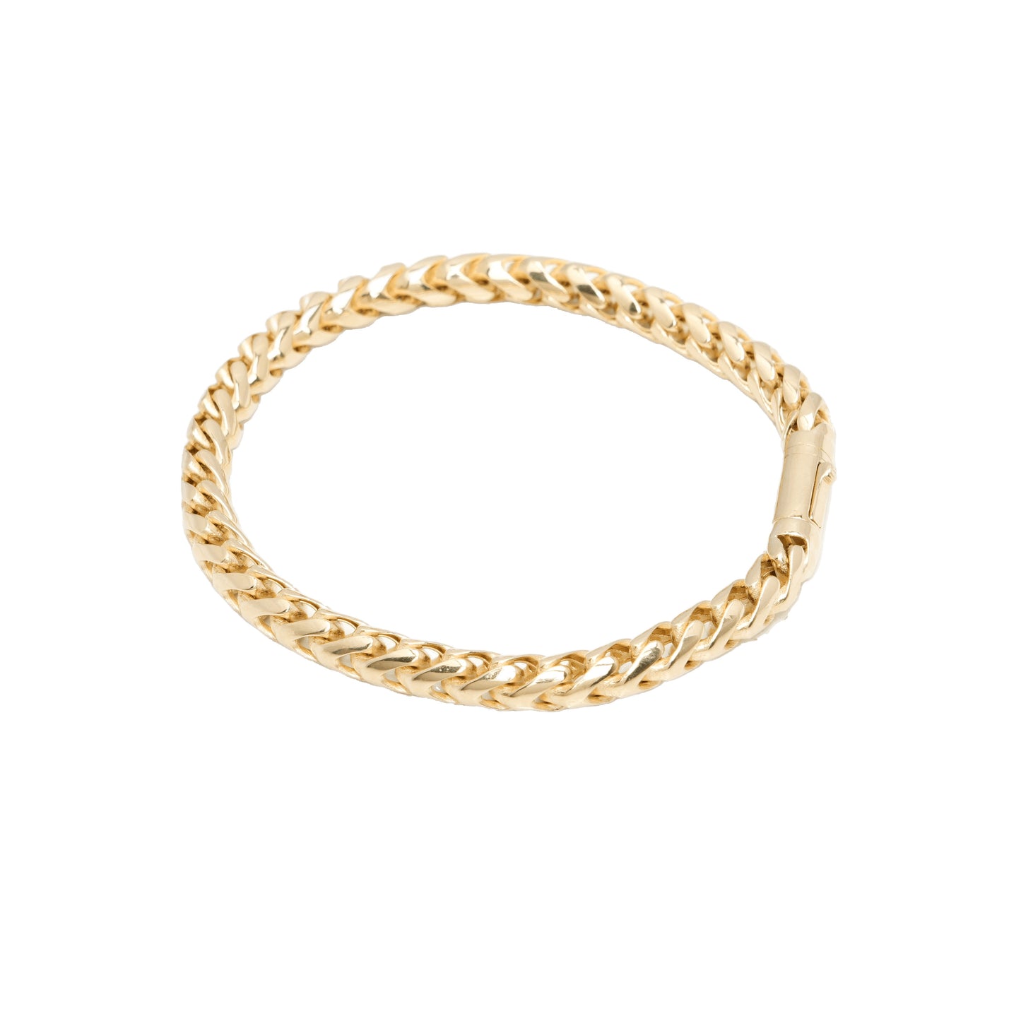 10K Yellow Gold Franco Solid 6mm Bracelet