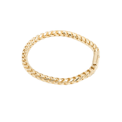 10K Yellow Gold Franco Solid 6mm Bracelet