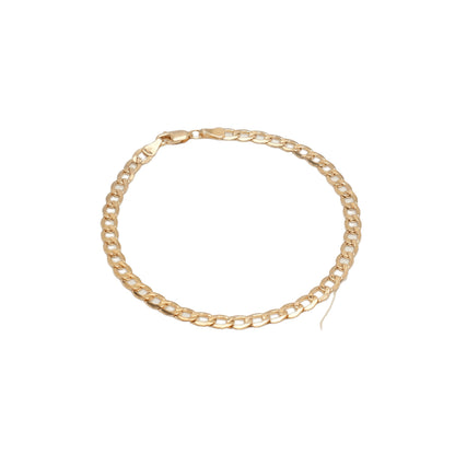 10K Yellow Gold Curb 4.5mm Bracelet