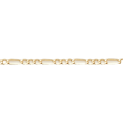 10K Yellow Gold Figaro 4.5mm Bracelet
