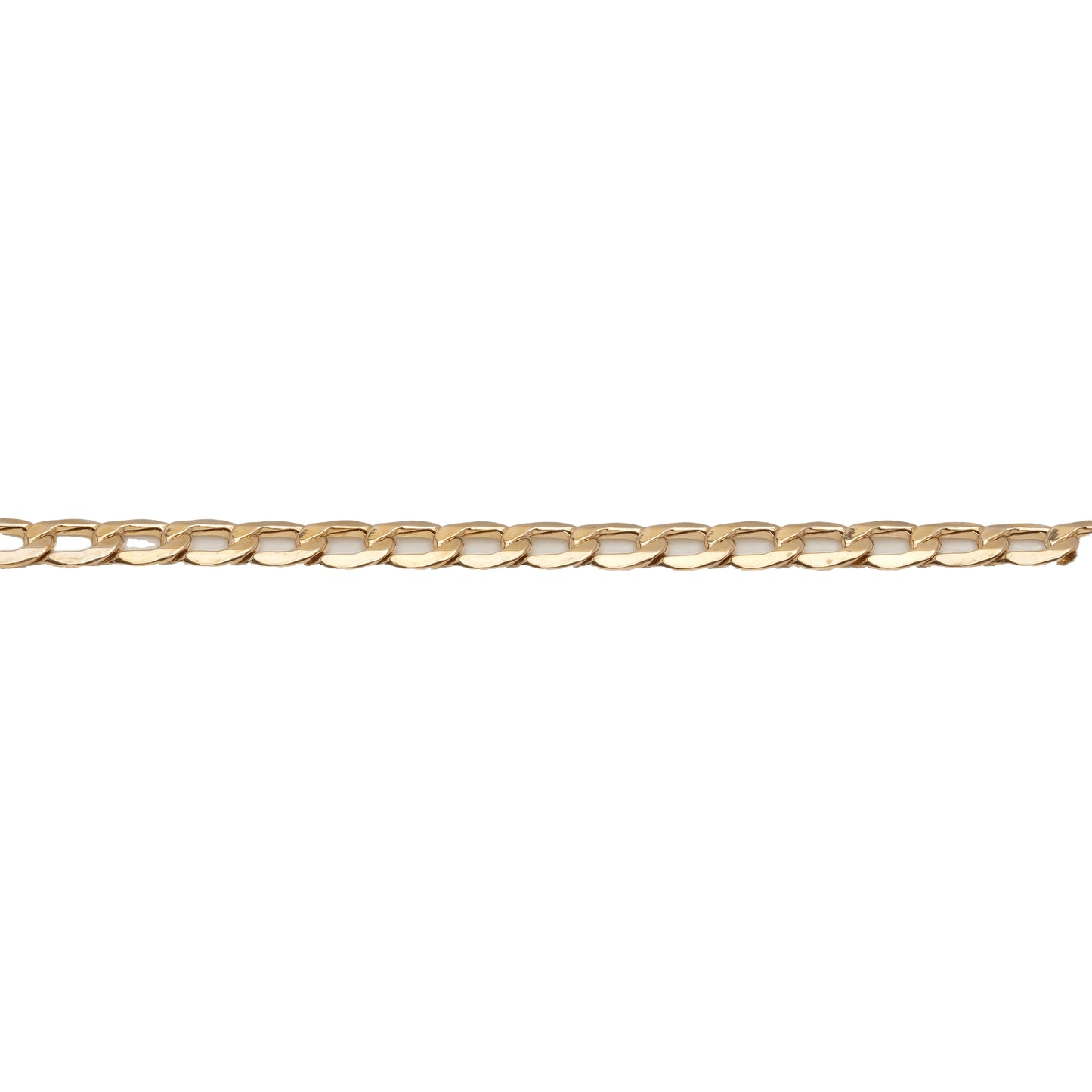 10K Yellow Gold Curb 4.6mm Bracelet