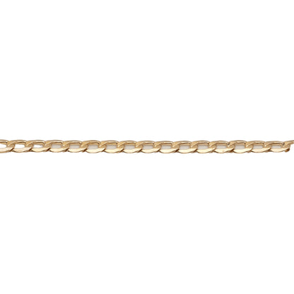10K Yellow Gold Curb 4.6mm Bracelet