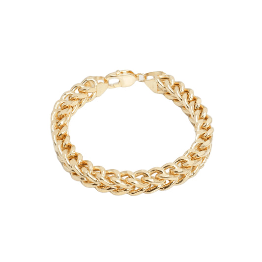 10K Yellow Gold Franco 9.4mm Bracelet