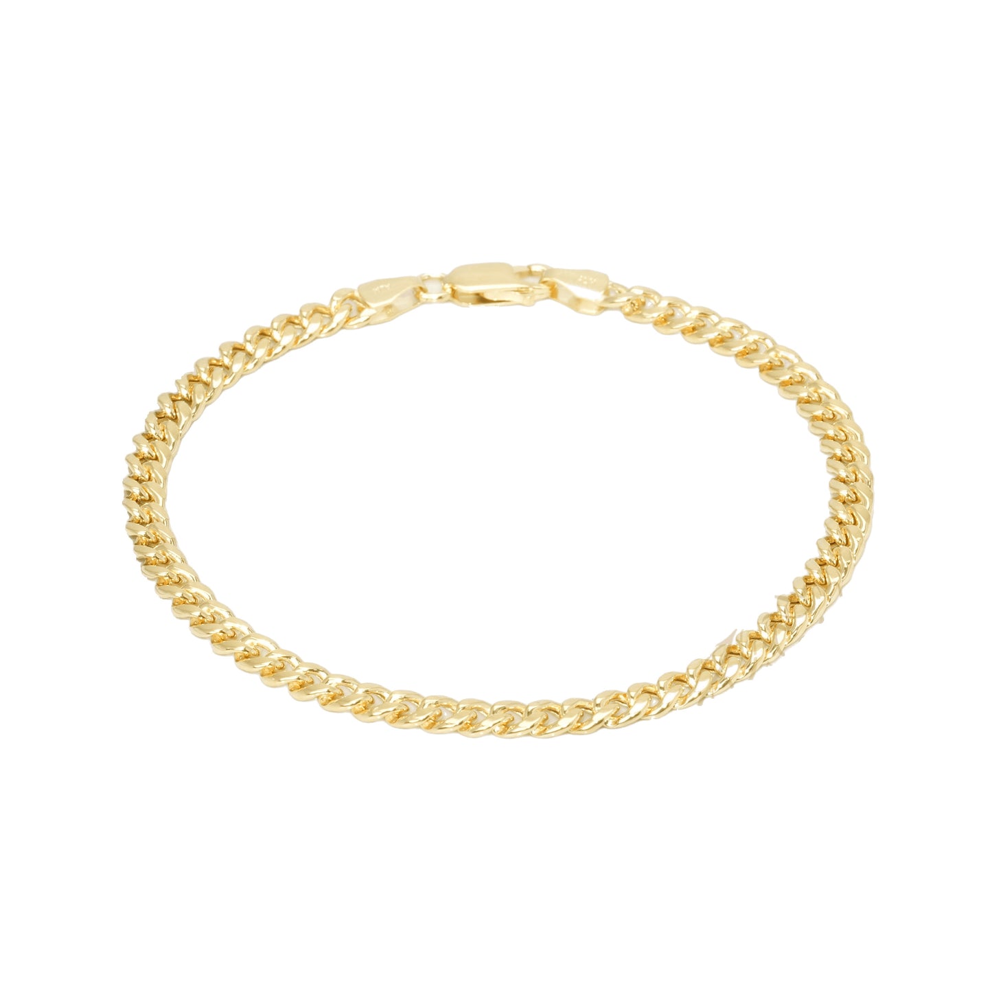 10K Yellow Gold Cuban Link 5.4mm Bracelet