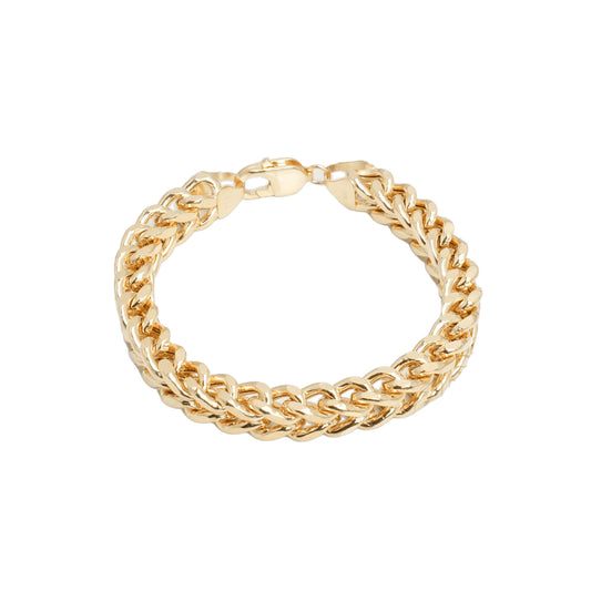 10K Yellow Gold Franco 9.2mm Bracelet