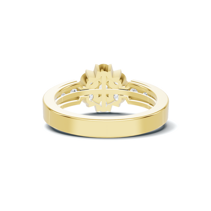 Cluster Floral Statement Ring