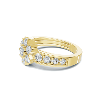 Cluster Floral Statement Ring