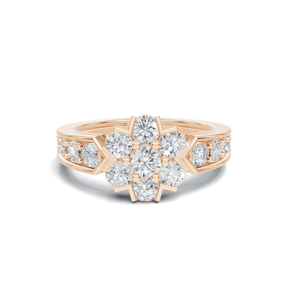 Cluster Floral Statement Ring