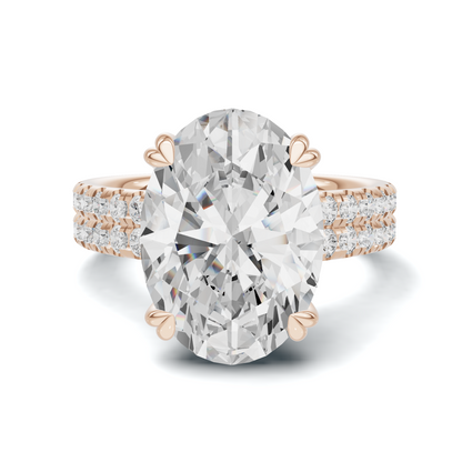 Crisscross Pave Band Ring