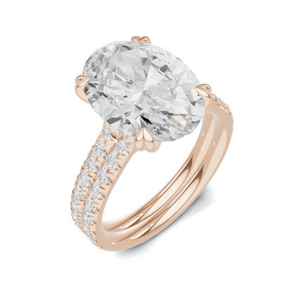 Crisscross Pave Band Ring