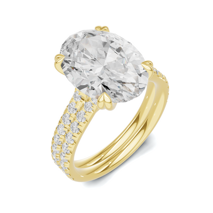 Crisscross Pave Band Ring