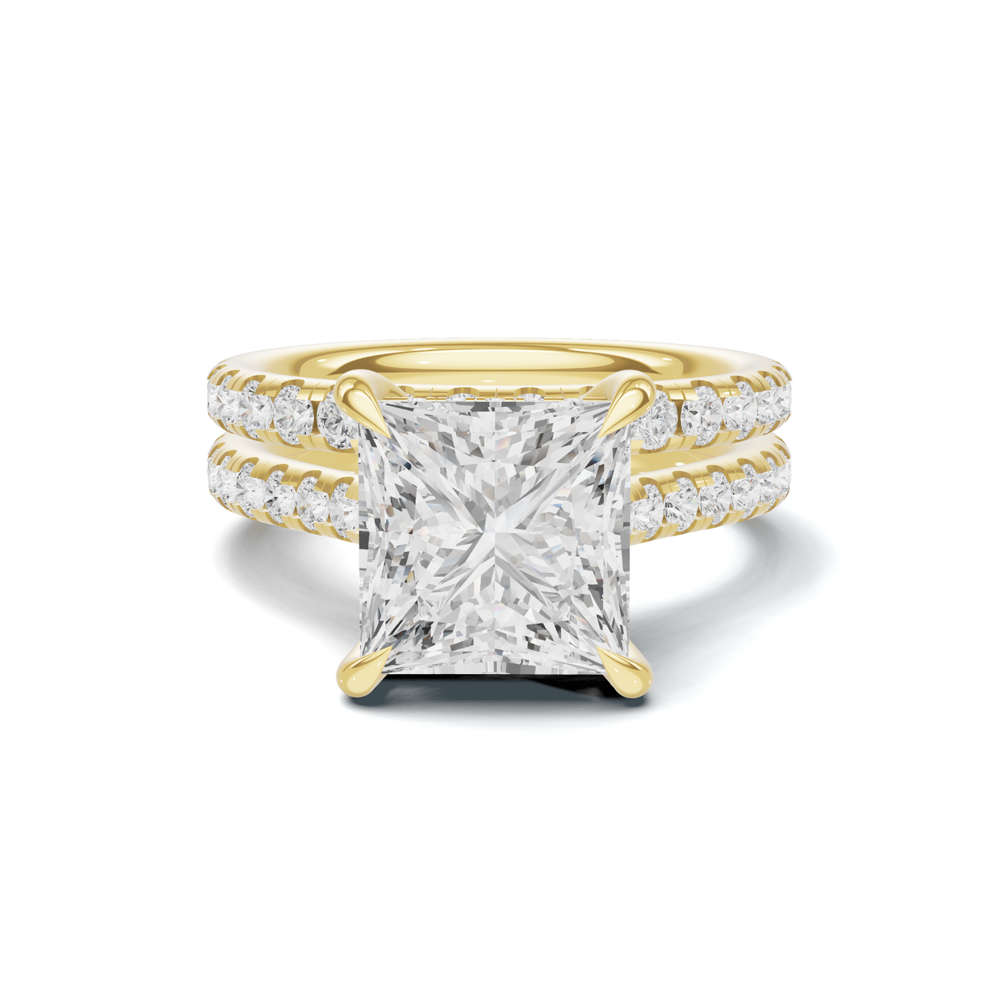 Cut Pave Ring