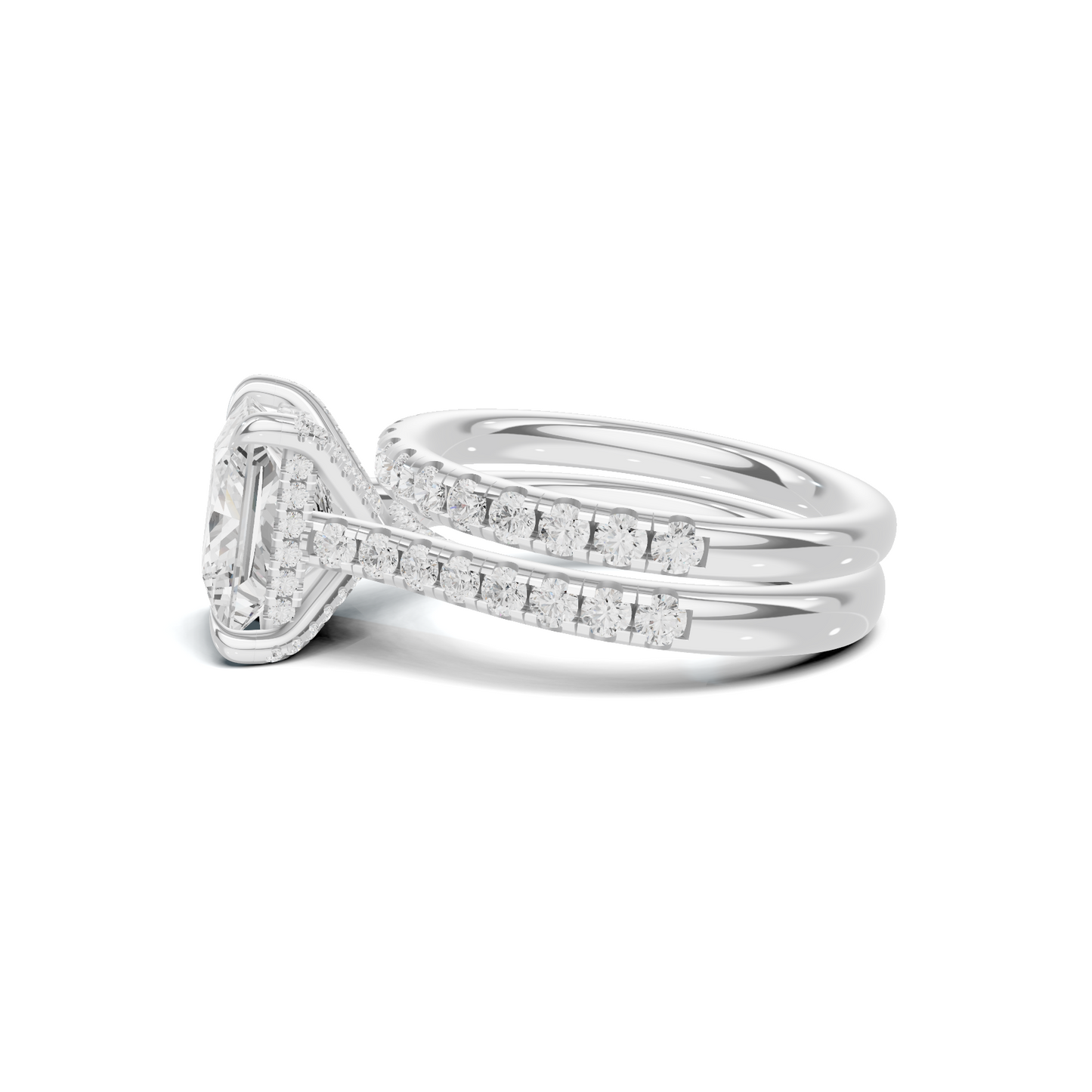 Cut Pave Ring