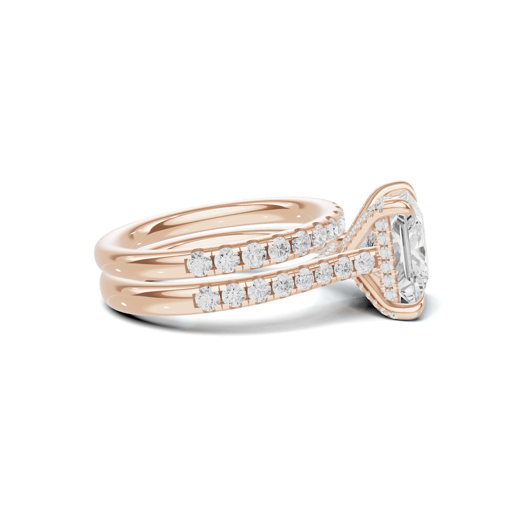 Cut Pave Ring