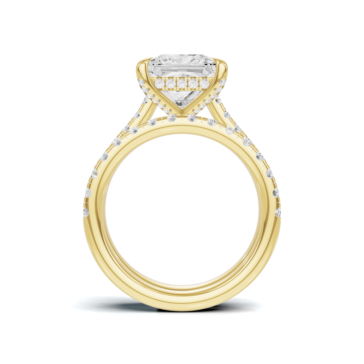 Cut Pave Ring