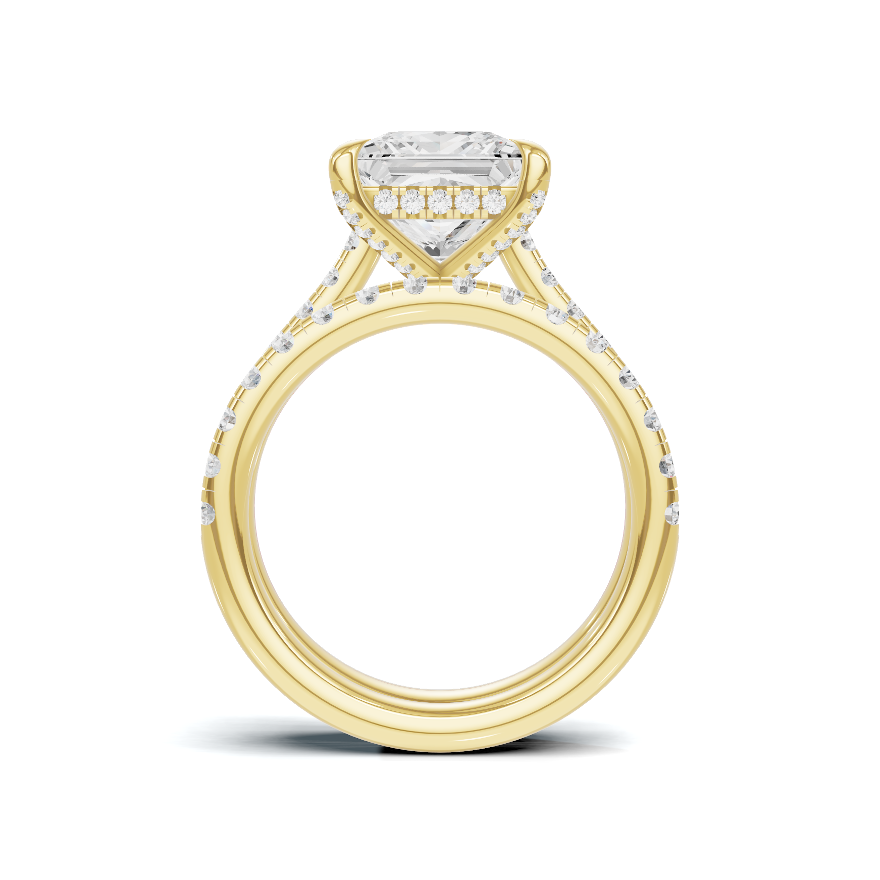 Cut Pave Ring