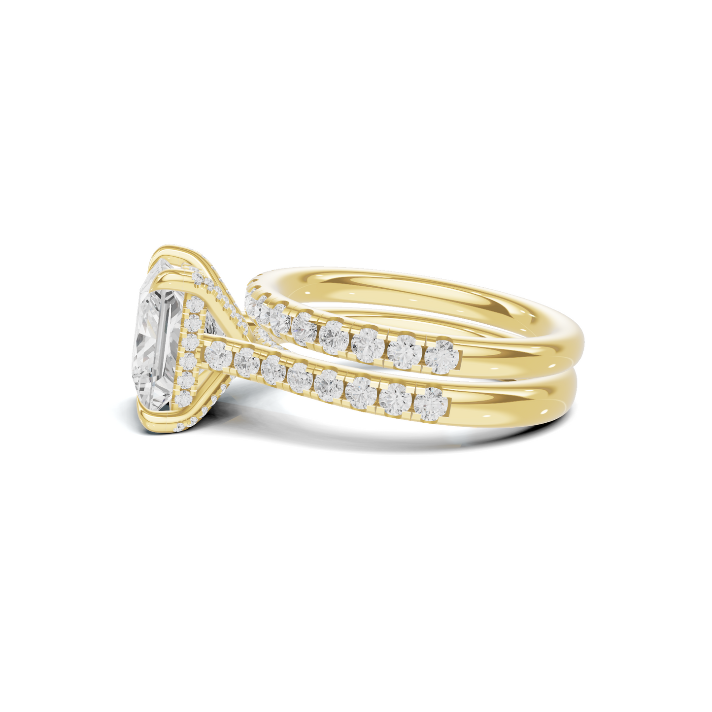 Cut Pave Ring