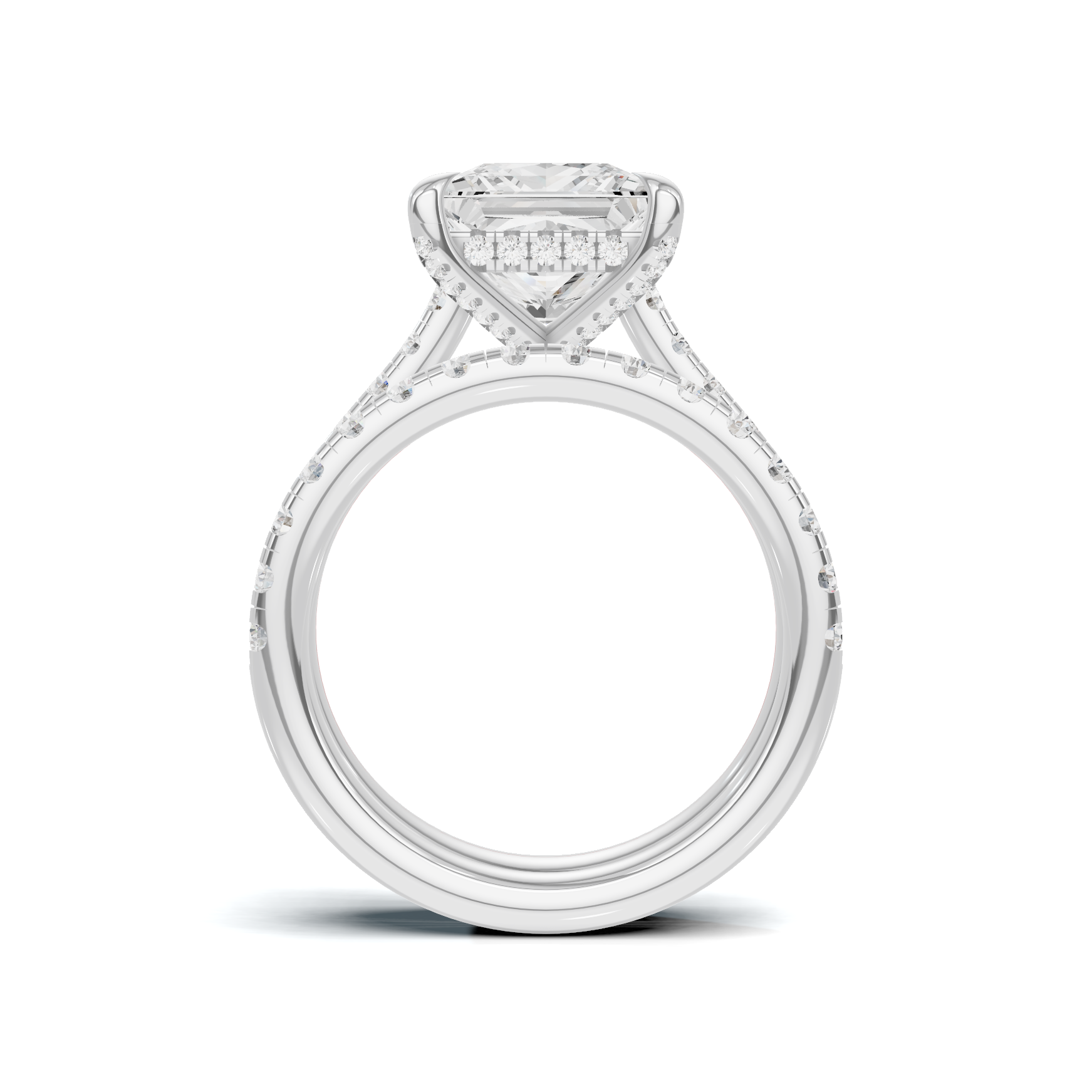 Cut Pave Ring